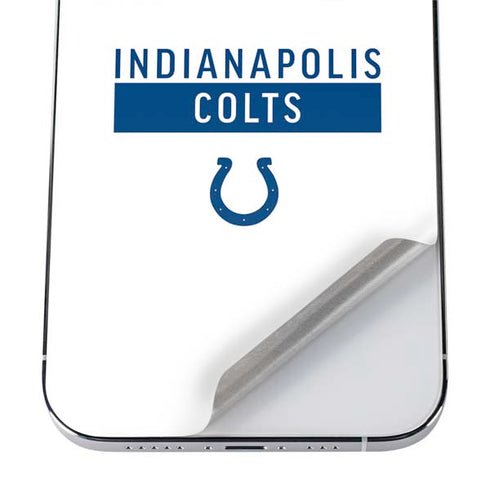 NFL Indianapolis Colts White Performance Series iPhone 12 Pro Skin